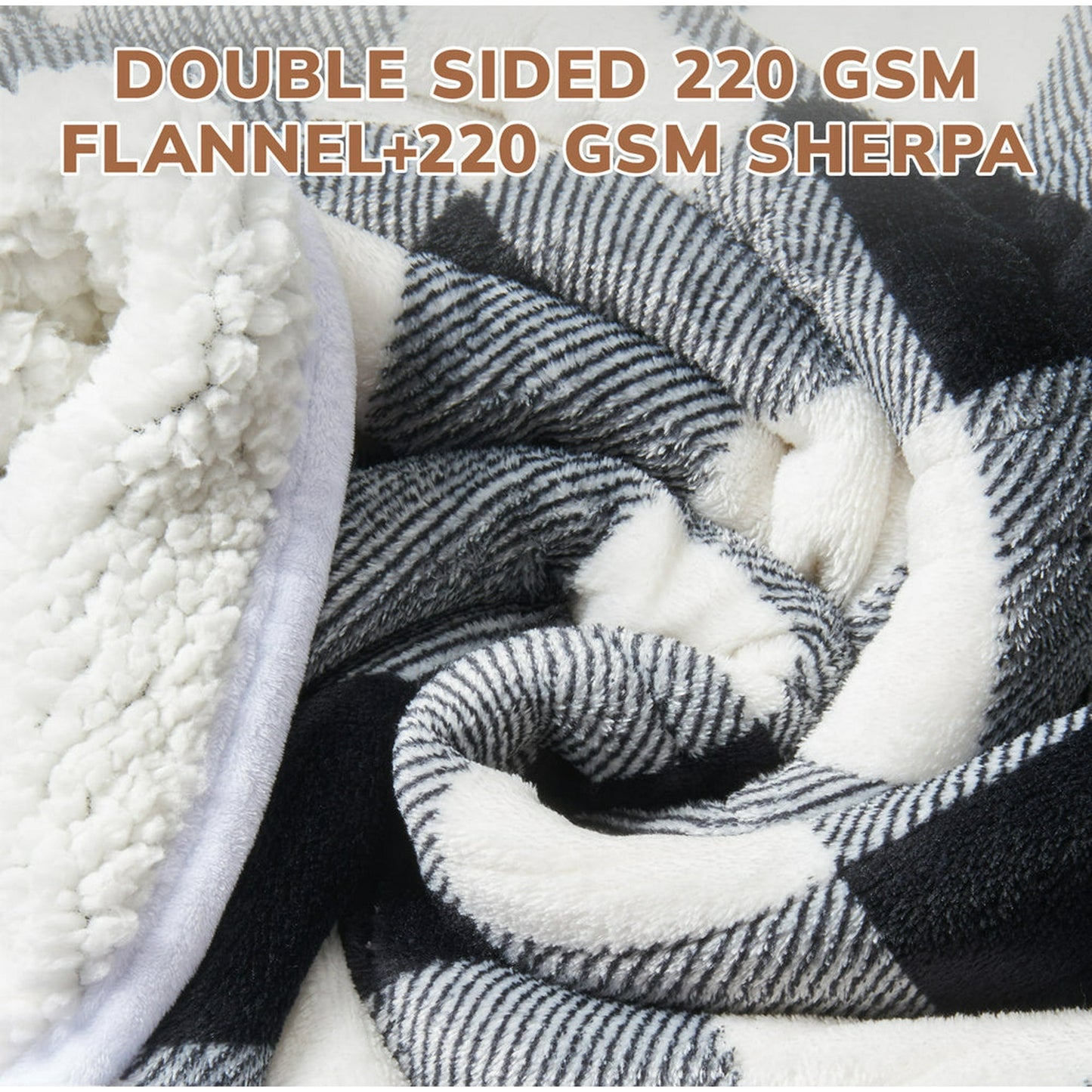 Wearable Electric Heating Blanket with Waistband and Sleeves - VECUKTY Cozy Plaid Heated Throw with 6 Heat Levels and Timer Settings - 50 x 70 inch,Gray