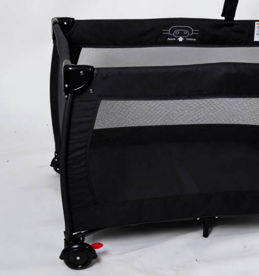 Portable Foldable Baby Safety Fence (with Carry Bag) - Black Universal Version