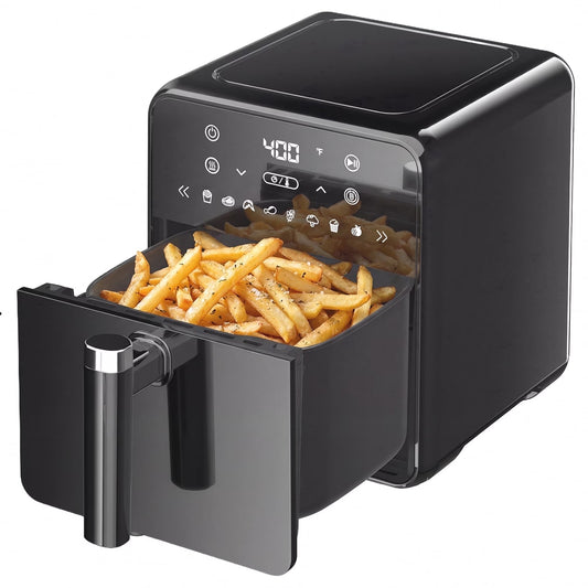 Air Fryer 4.3QT Toaster Oven, Kitchen Appliances with 8 Cooking Presets, 8-in-1 Max Crisp, Air Fry, Roast, Bake, Reheat and Dehydrate, 140°–400°F, Precise Heating Even Results for Kitchen