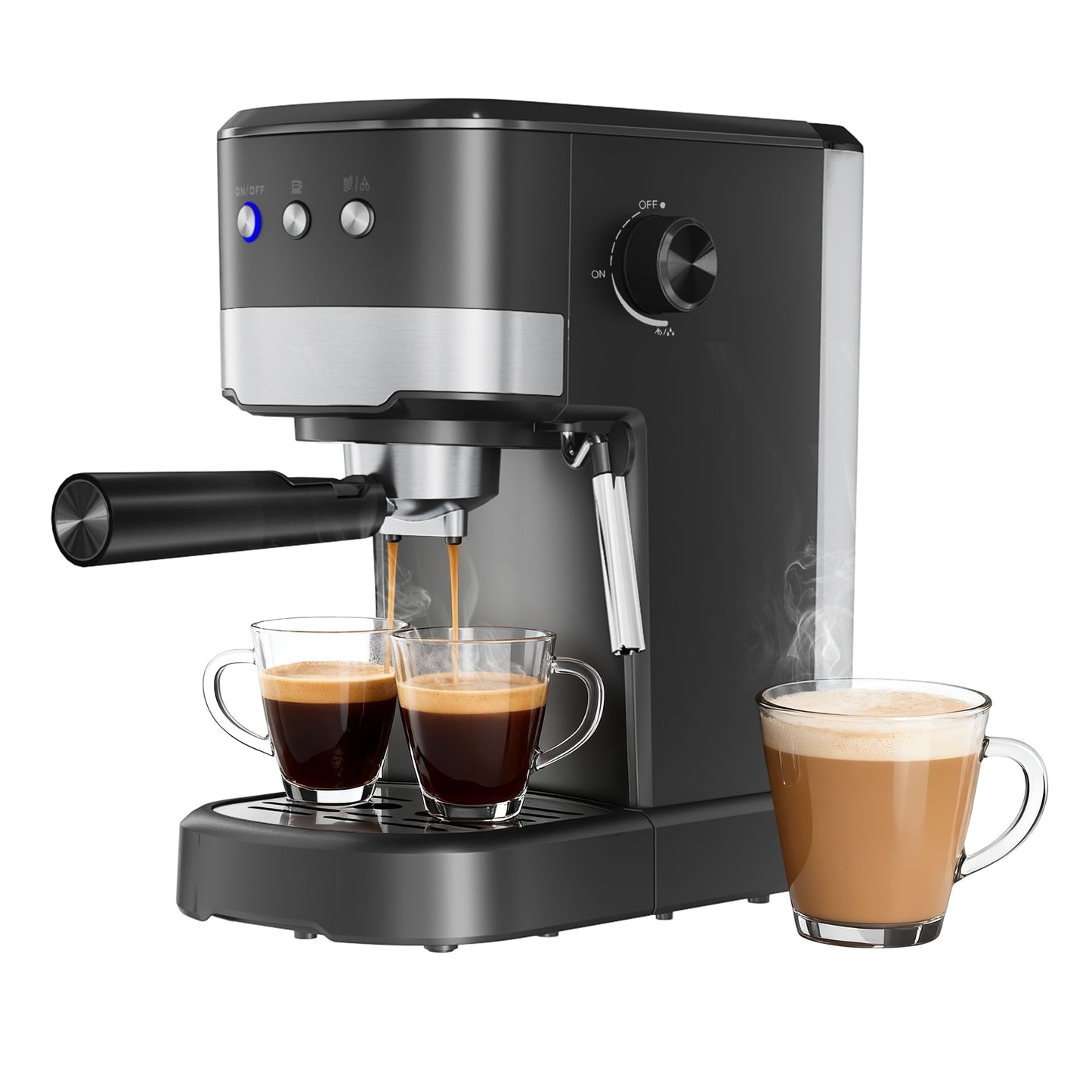 Expresso Machine 15 Bar with Auto Milk Frother, Professional Espresso Maker with Steam Wand