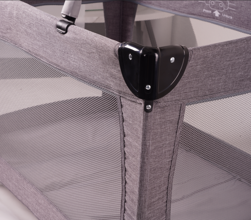 SACVON Portable Foldable Baby Playard with Carry Bag – Gray